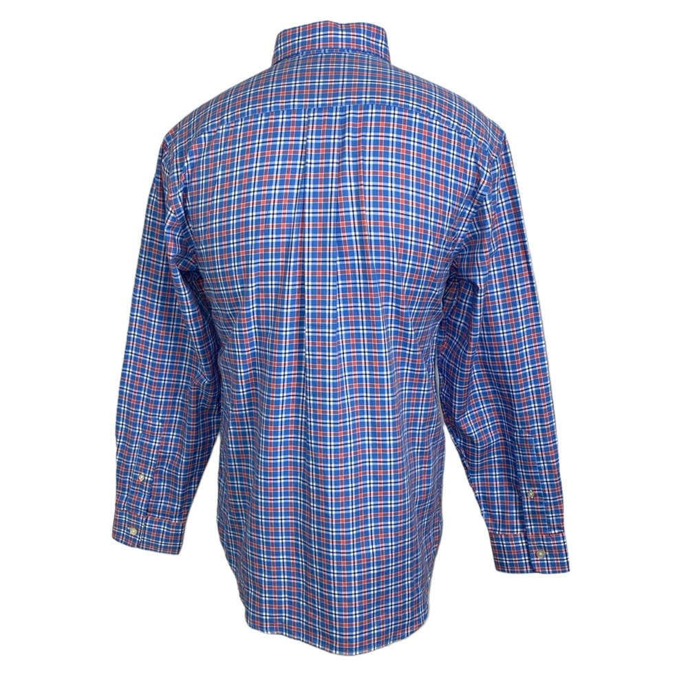 Vineyard Vines Sz S Blue Plaid 100% Cotton Whale Shirt - Picture 6 of 8
